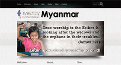 Desktop Screenshot of mercyformyanmar.com